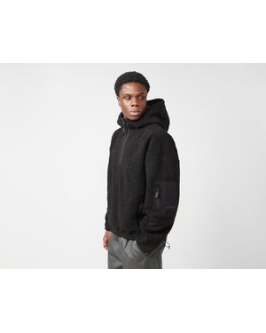 Altea Flint 1/4 Zip Hoodie - Black