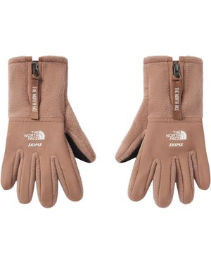 Skims Retro Denali Fleece Gloves - Natural