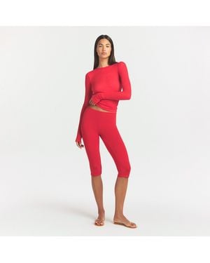 Skims Long Sleeve Top - Red