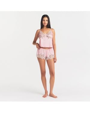 Skims Lace Short - Red