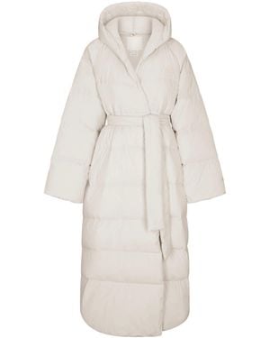 Skims Nuptse Wrap Parka - White