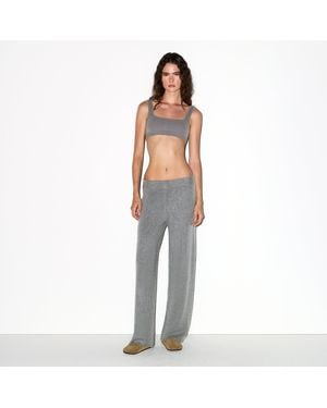 Skims Wide Leg Pants - Gray