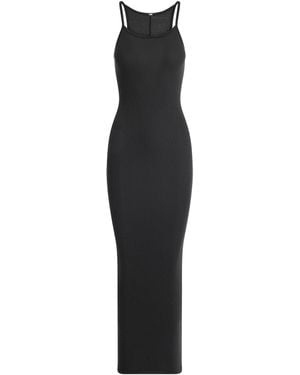 Skims Long Cami Dress - Black