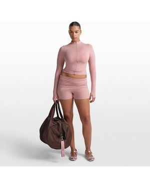 Skims Zip Front Top - Pink