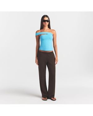 Skims Straight Leg Pants - Brown