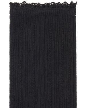 Skims Textured Sock - Black