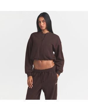 Skims Bomber Jacket - Brown