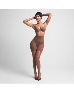 Skims High-Waisted Mid Thigh Short - Brown