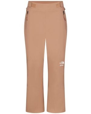 Skims Woven Seam Taped Pants - Brown
