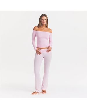 Skims Off The Shoulder Top - Pink