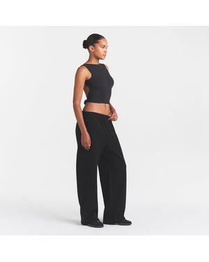 Skims Oversized Straight Leg Pants - Blue