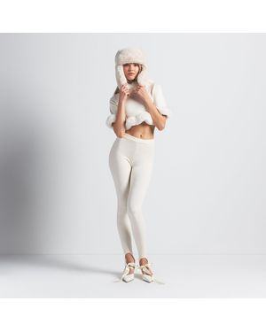 Skims Trapper Hat - White