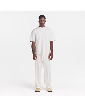 Skims Relaxed Straight Leg Pant - White