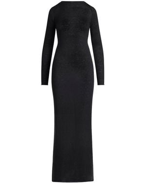 Skims Long Dress - Black