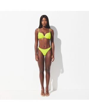 Skims Ultimate Push-Up Tie Back Bikini Top - Yellow