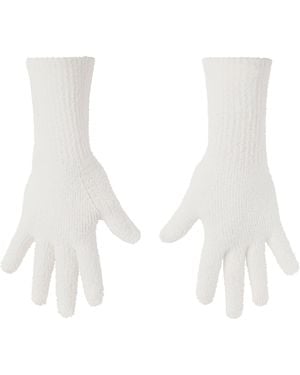 Skims Knit Gloves - White