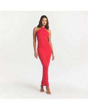 Skims Convertible Long Dress - Red