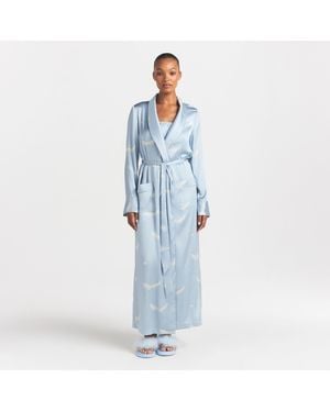 Skims Long Robe - Blue