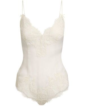 Skims Lace Teddy (Bodysuit) - White