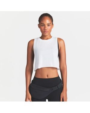 Skims Crop Tank Top - Blue