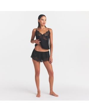 Skims Lace Cami Top - Black