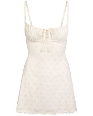 Skims Mini Dress Marble - Natural