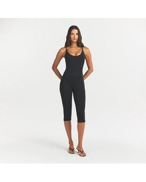 Skims Capri Catsuit (Bodysuit) - Black