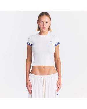 Skims Cropped T-Shirt - White