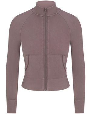 Skims Track Jacket - Purple