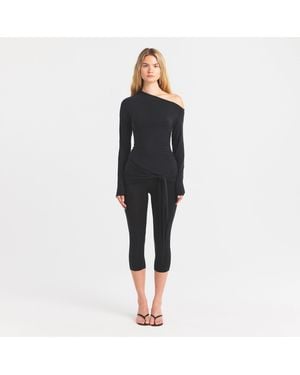Skims Asymmetrical Top - Black