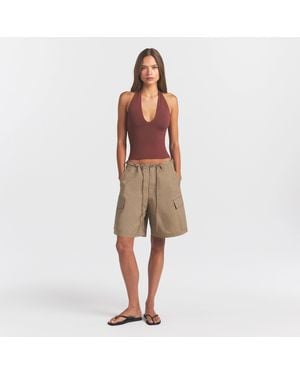 Skims Oversized Cargo Short - Brown