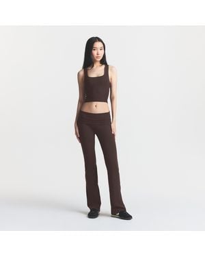 Skims Foldover Pant - Brown