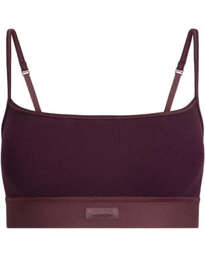 Skims Scoop Bralette - Purple