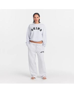 Skims Logo Classic Crewneck - White