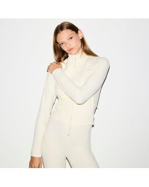 Skims Fitted Jacket - White