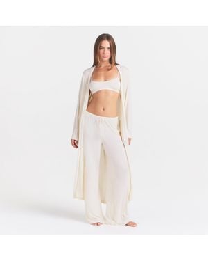 Skims Cloud Sleep Duster - White