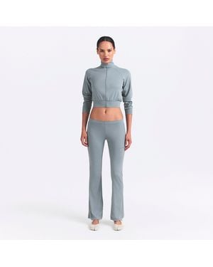 Skims Low Rise Mini Flare Pants - Gray