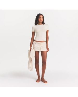 Skims Cotton Jersey T-shirt - White