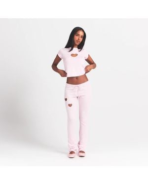 Skims Heart Straight Leg Pant - Pink