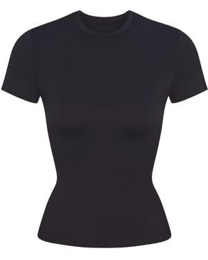 Skims Padded Baby T-Shirt - Black