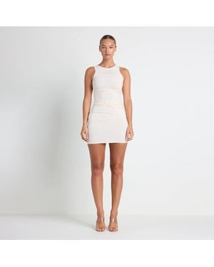 Skims Smooth Layers Tank Dress - White