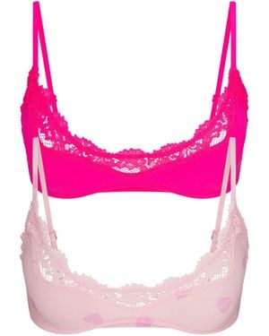 Skims Scoop Bralette 2-Pack - Orange