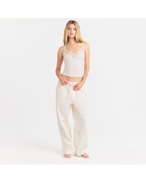 Skims Lace Cami Top - White