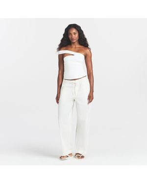 Skims Asymmetrical Top - White