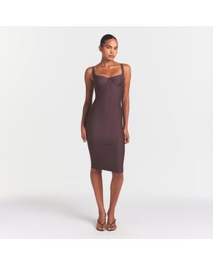 Skims Midi Dress - Purple