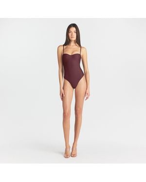 Skims Underwire Thong Bodysuit - Red