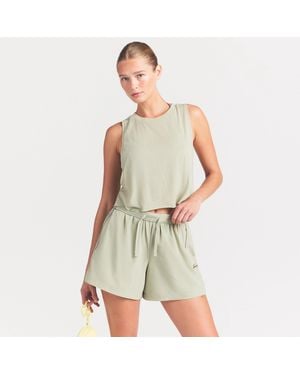 Skims Crop Tank Top - Green