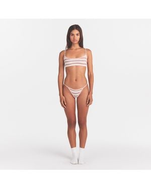 Skims Pointelle Scoop Bralette - Orange