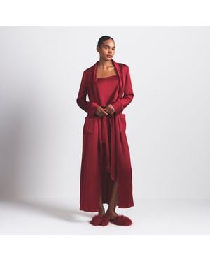 Skims Long Robe - Red