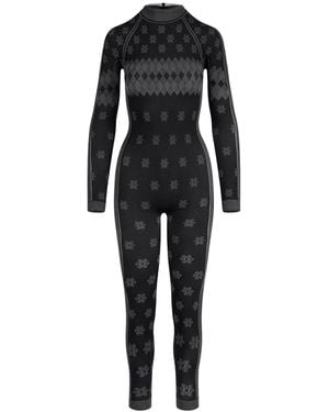 Skims Turtleneck Catsuit (Bodysuit) - Black